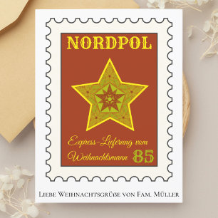 Postal Nordpol Weihnachtsbrimarke