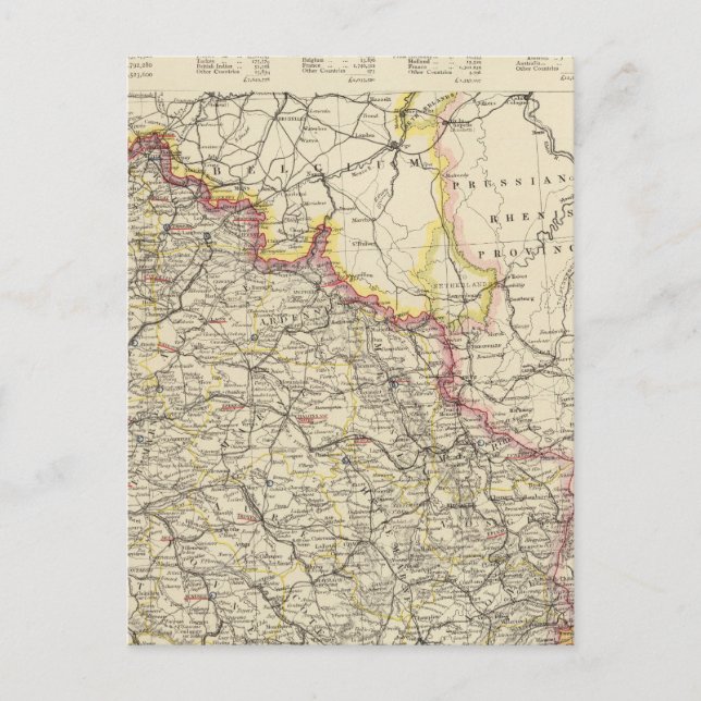 Postal Noreste de Francia (Anverso)