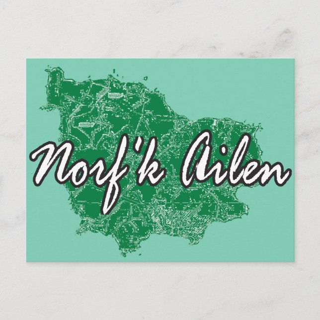 Postal Norf'k Ailen (Anverso)