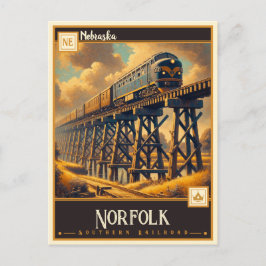 Postal Norfolk, Nebraska | Vintage
