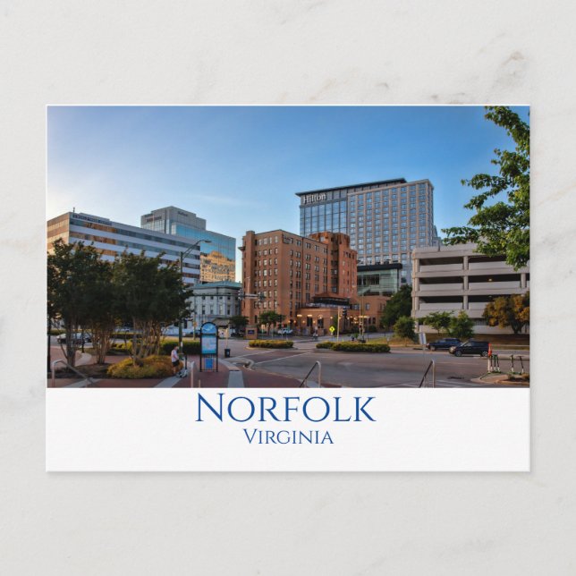 Postal Norfolk, Virginia (Anverso)