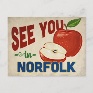 Postal Norfolk Virginia Apple - Viajes de época