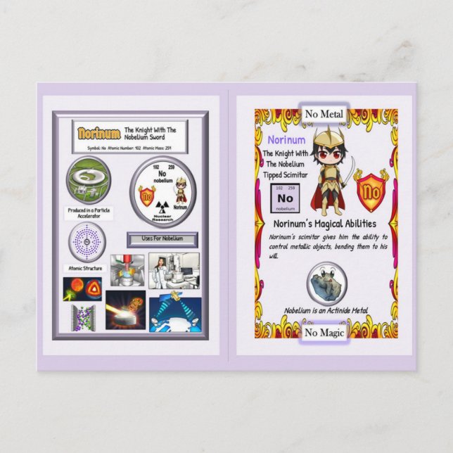 Postal Norinum - Knight Nobelium Scimitar (Anverso)