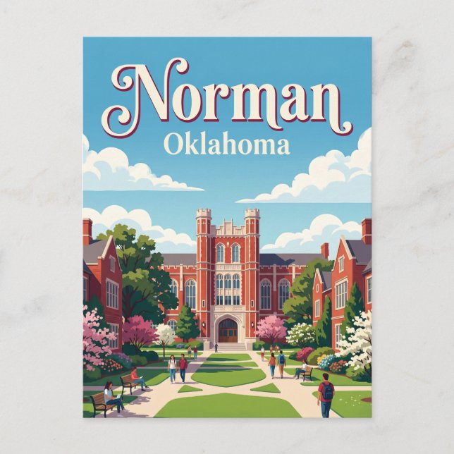 Postal Norman Oklahoma (Anverso)