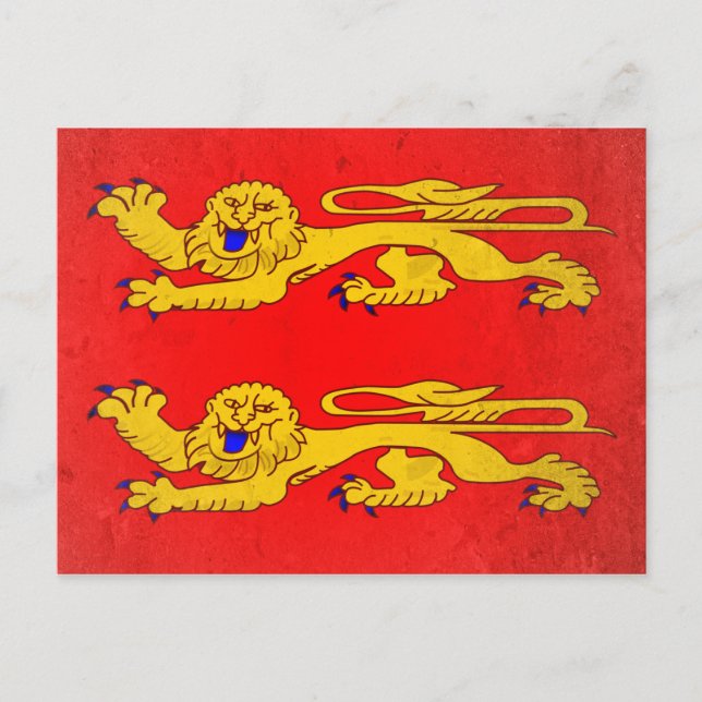 Postal Normandía (Anverso)