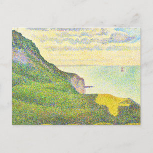 Postal Normandía por Georges Seurat