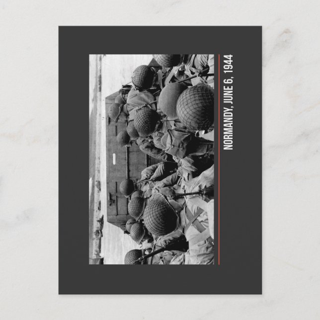 Postal Normandy, June 6, 1944 - WW2 (Anverso)