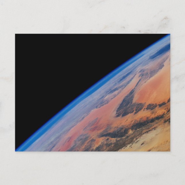 Postal Norte de África y el vasto desierto libio. (Anverso)