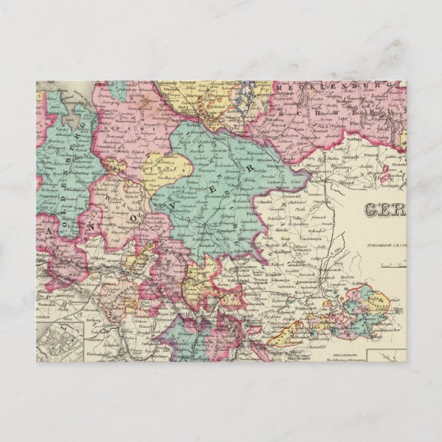 Postal Norte de Alemania 2 (Anverso)