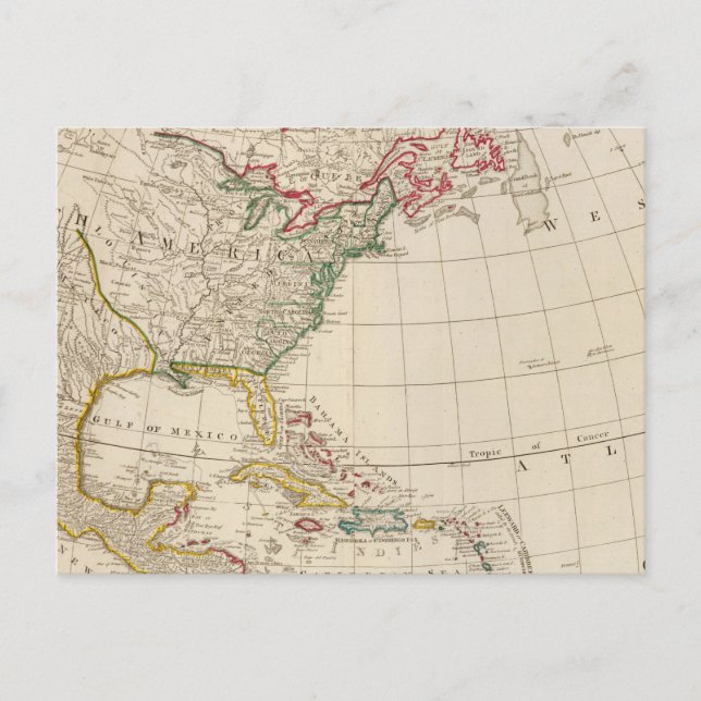 Postal Norte de América (Anverso)