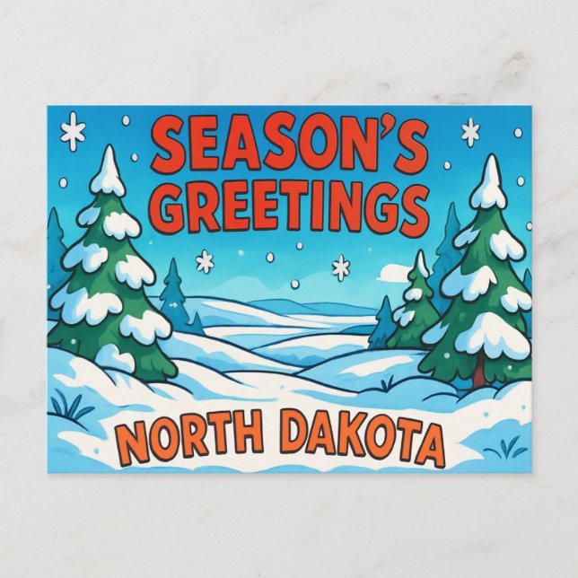 postal NORTE DE DAKOTA (Anverso)