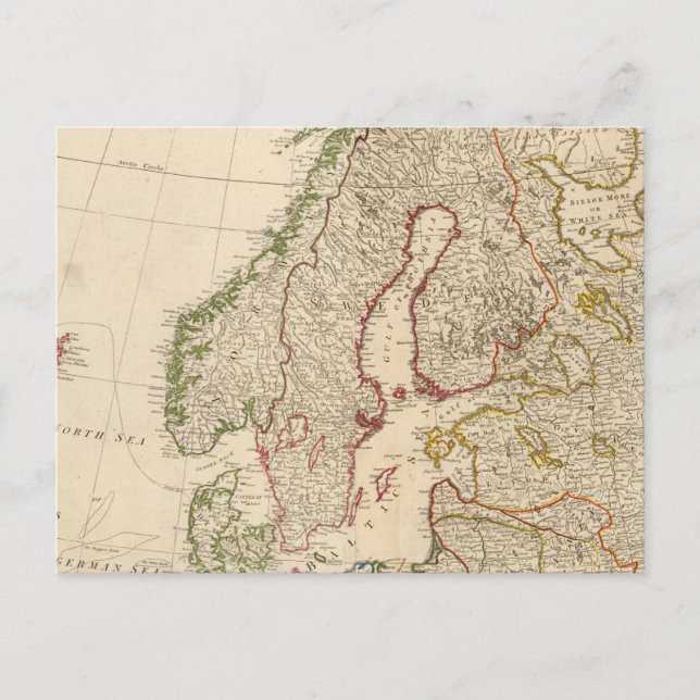 Postal Norte de Europa (Anverso)