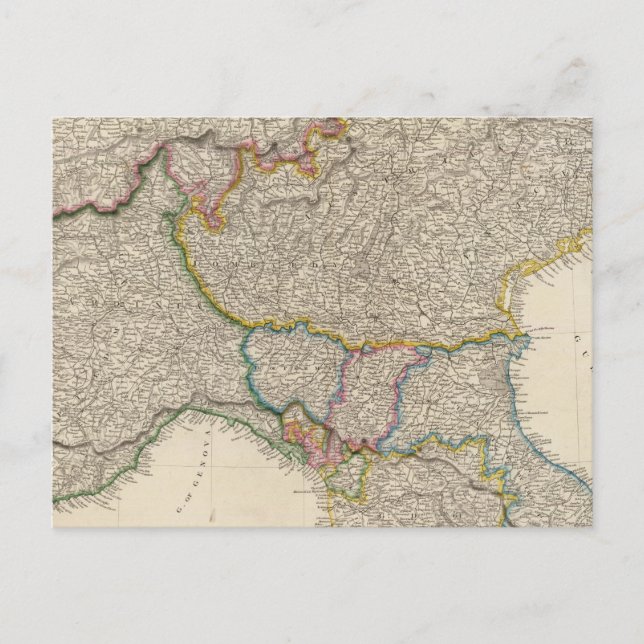 Postal Norte de Italia con Cerdeña (Anverso)