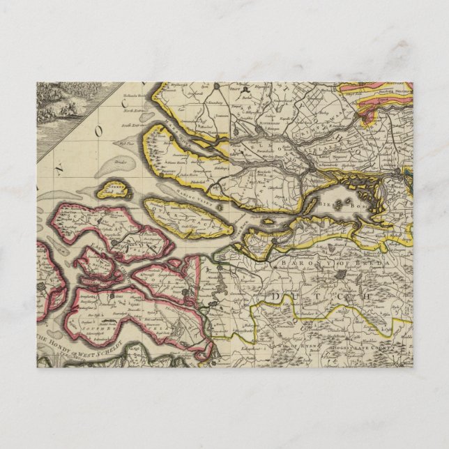 Postal Norte de los Países Bajos (Anverso)