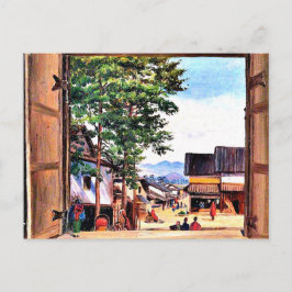 Postal Norte - Desde una puerta en Kyoto, Japón