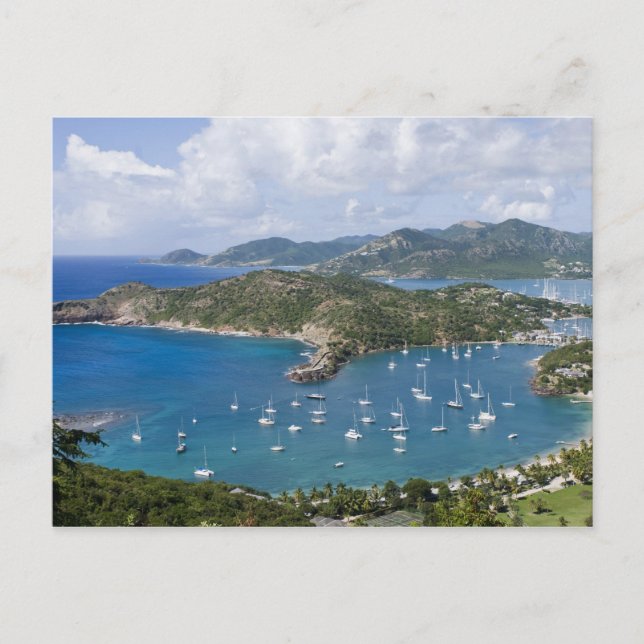 Postal Norteamérica, Caribe, Antigua. Inglés (Anverso)