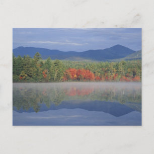Postal Norteamérica, EE. UU., NH, Reflejos de otoño en