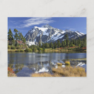Postal Norteamérica, Washington, Cascadas. Mt. Shuksan