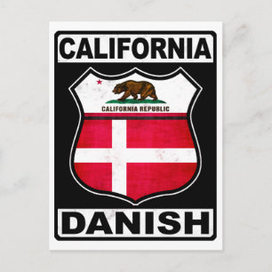 Postal Norteamericano danés de California