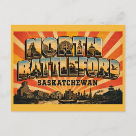 Postal North Battleford Saskatchewan River City