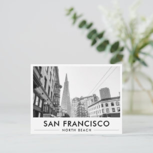 Postal North Beach TransAmerica Pyramid San Francisco