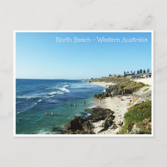 Postal North Beach Western Australia (Anverso)