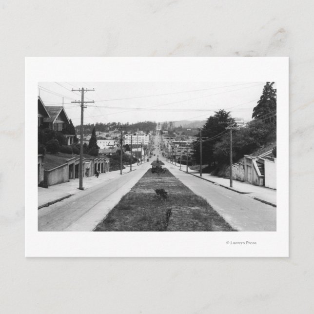 Postal North Bend, Oregon Town View Photograph (Anverso)