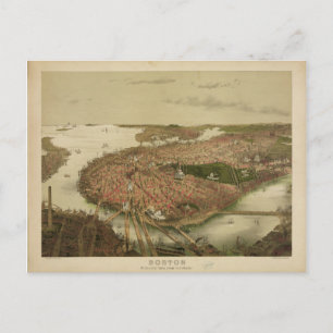 Postal North Boston Massachusetts 1877 por John Bachmann