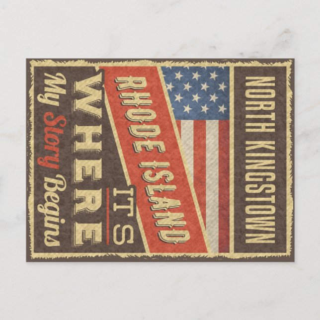 Postal North Kingstown Rhode Island (Anverso)
