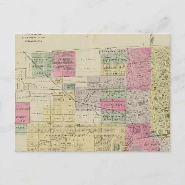 Postal North Leavenworth, Kansas (Anverso)