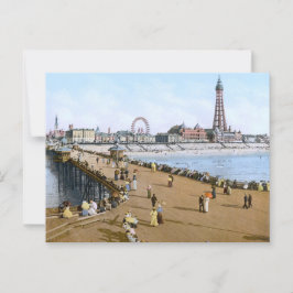 Postal North Pier in Blackpool, Inglaterra (1900)