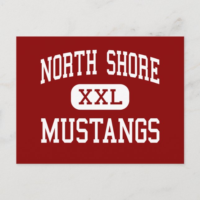 Postal North Shore - Mustangs - High - Houston Texas (Anverso)