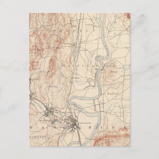 Postal Northampton, Massachusetts (Anverso)