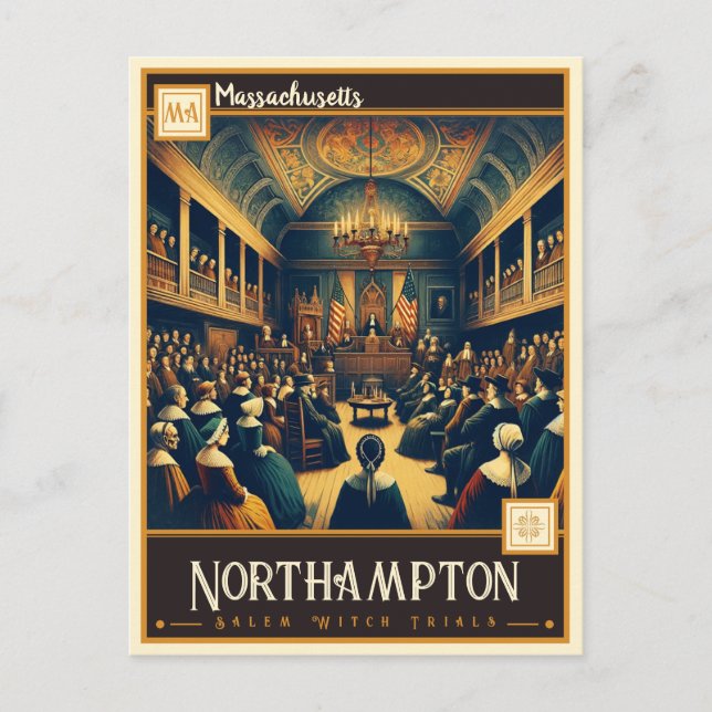 Postal Northampton, Massachusetts | Vintage (Anverso)
