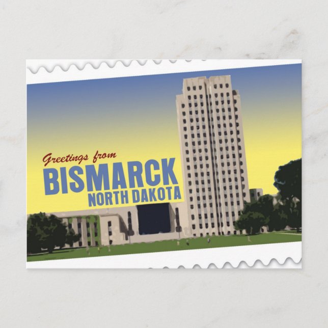 Postal northdakota_front (Anverso)