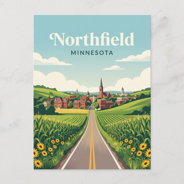Postal Northfield EE. UU. (Anverso)