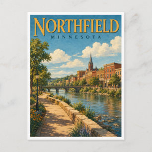 Postal Northfield Minnesota Cannon River GeoSaga