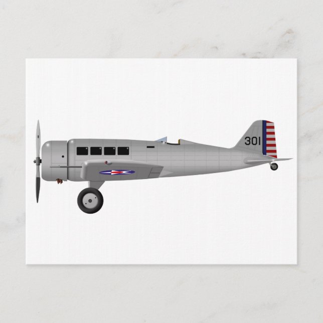 Postal Northrop Y1C-19 Alpha (Anverso)