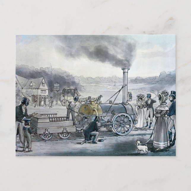 Postal 'Northumbrian' de Stephenson (Anverso)