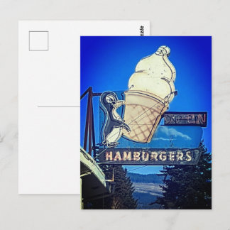 Postal Northwest Neon postcard