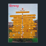 Postal Noruega<br><div class="desc">Señalización distintiva en Narvik,  norte de Noruega.</div>