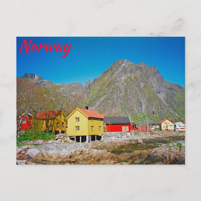 Postal Noruega (Anverso)