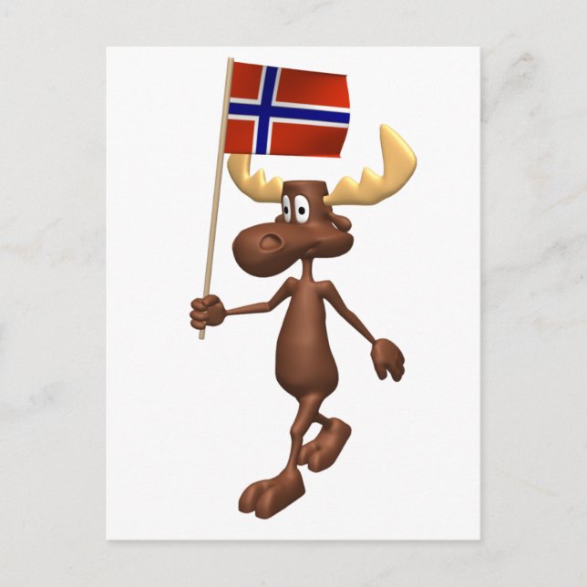 Postal Noruega 3D (Anverso)
