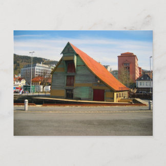 Postal Noruega, Bergen, almacén de estilo tradicional,