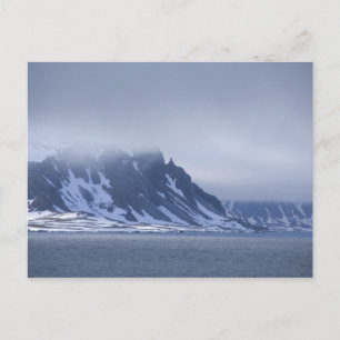 Postal Noruega, círculo polar ártico, océano Atlántico No