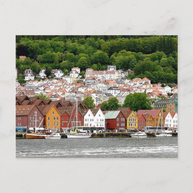 Postal Noruega - Fotografía paisajística (Anverso)