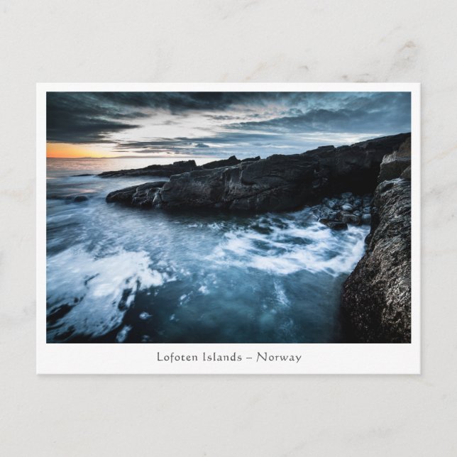 Postal Noruega Islas Lofoten (Anverso)