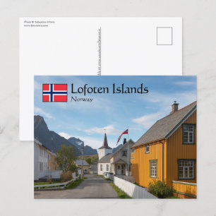 Postal Noruega Lofoten Reine
