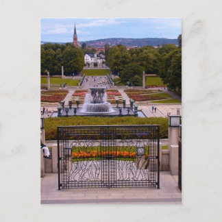 Postal Noruega, Parque en el centro de Oslo