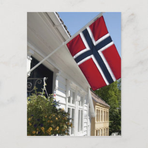 Postal Noruega, Stavanger. Vistas históricas del centro d